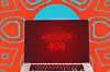 Illustration showing the words 'Ammar 404' on the screen of a laptop.