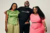 Jambo Spaces cofounders, from L-R: Natasha Amanda Mann-Dedey, Bernard Kafui Sokpe, and Therese Ohemaa Jones.