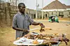 A Suya seller in Lagos.