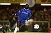George Weah playing for Chelsea against Tottenham Hotspur in a FA Carling Premiership match, 2000/2001.