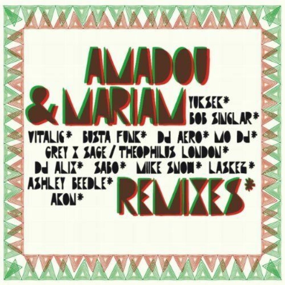 Tracka De Day: Amadou & Mariam ft. Theophilus London 'Sabali (Remix)' Tracka De Day: Amadou & Mariam ft. Theophilus London 'Sabali (Remix)'
