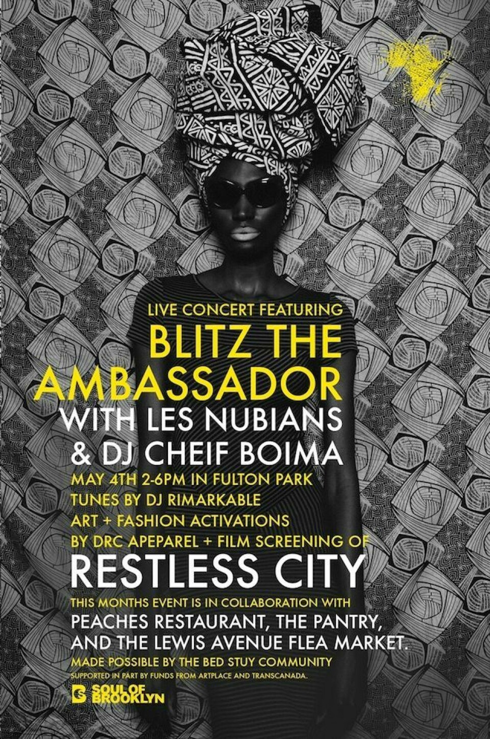MoCADA's Afropolitan Dreams w/ Blitz the Ambassador, Les Nubians & Chief Boima MoCADA's Afropolitan Dreams w/ Blitz the Ambassador, Les Nubians & Chief Boima