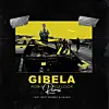 The artwork for 'Gibela Remix': An image of three children playing in an old car and text.