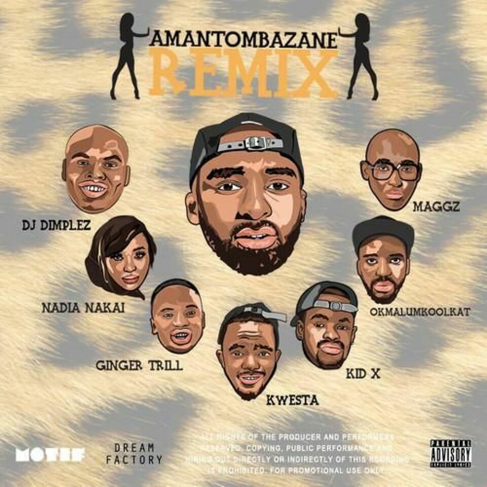 Riky Rick's 'Amantombazane Remix' Video With DJ Dimplez, Kid X, Kwesta, Maggz, Ginger Breadman, Nadia Nakai & Okmalumkoolkat Riky Rick's 'Amantombazane Remix' Video With DJ Dimplez, Kid X, Kwesta, Maggz, Ginger Breadman, Nadia Nakai & Okmalumkoolkat