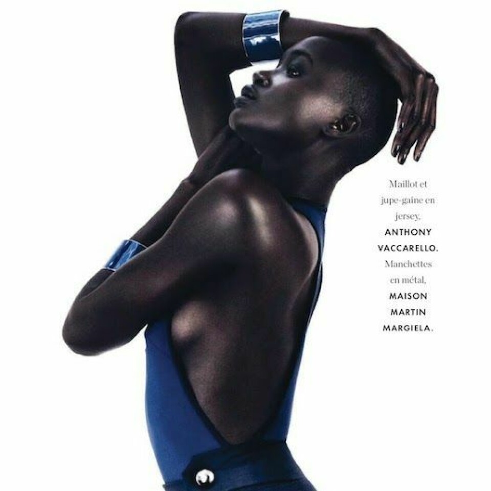 Ataui Deng x French Elle Magazine In 'Grand Bleu' Ataui Deng x French Elle Magazine In 'Grand Bleu'