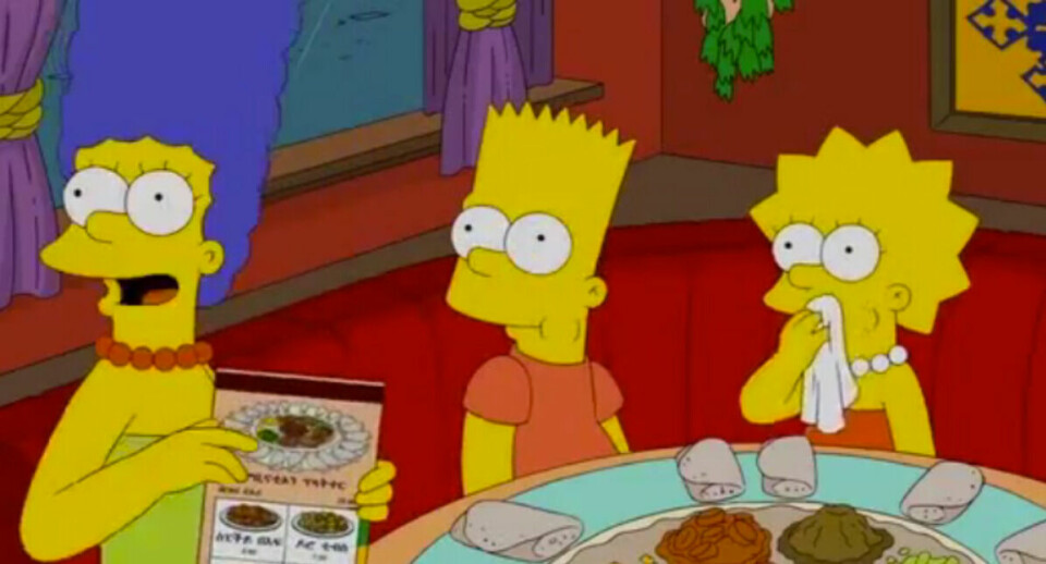 The Simpsons Eat Injera The Simpsons Eat Injera