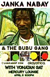 Okayafrica Presents Janka Nabay & The Bubu Gang + Yonatan Gat At Mecury Lounge [4/11]