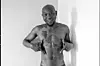 ​Seun Kuti frames his 'rebel' tattoo.
