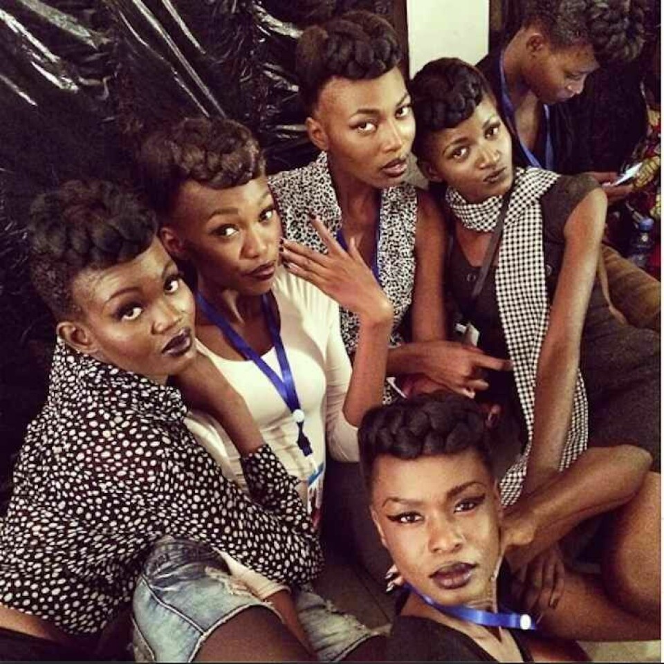 Backstage At Kinshasa Fashion Week 2014 Backstage At Kinshasa Fashion Week 2014