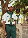 Promotional image of Mizizi\u2019s new baseball jersey to mark Heritage Day 2023 in South Africa.