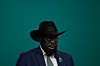 Salva Kiir Mayardit, President of South Sudan, speaks during day two of the high-level segment of the UNFCCC COP28 Climate Conference at Expo City Dubai on December 02, 2023 in Dubai, United Arab Emirates.