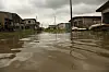 A view of flooded streets after heavy rains in Lagos, Nigeria.