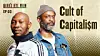 A promotional flyer for OkayAfrica’s ‘Bird’s Eye View’ podcast, showing hosts Seun Kuti and Diallo “Bro. Diallo” Kenyatta and the text: Cult of Capitalism.