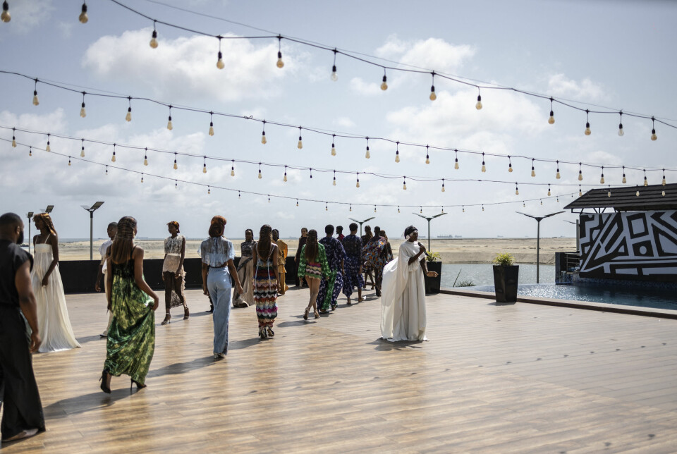 Many of Africa’s biggest fashion brands and designers have emerged from the Lagos Fashion Week runways. Models walk on the catwalk as a singer performs during a private fashion show to launch the SS26 collection by designer Paolo Sisiano at Sisiano brand during Lagos Fashion Week in Lagos.