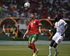 Achraf Hakimi (left) of Morocco in action during the Africa Cup of Nations 2023 Group F football match between Morocco and Democratic Republic of Congo at Laurent Pokou Stadium in San Pedro, Côte d’Ivoire on January 21, 2024.