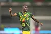 Kamory Doumbia of Mali gestures during the TotalEnergies CAF Africa Cup of Nations group stage match between Namibia and Mali at Stade de San Pedro on January 24, 2024, in San-Pedro, Ivory Coast.