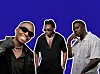 A collage of Malawian Afrobeats Artists Merchah, Onesimus, and Saint Realest against a dark blue background.