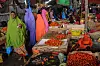 Muslim woman shops in a market for the Iftar dinner, the first meal after the daytime fast, during the first day of the month of Ramadan at Hamarweyne market in Mogadishu, on May 17, 2018.
