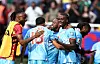 DR Congo players celebrate after winning the match and qualifying for the World Cup during the 2026 FIFA World Cup qualifiers final playoff football match between the Democratic Republic of the Congo and Jamaica at the Akron Stadium in Zapopan, Jalisco state, Mexico, on March 31, 2026.