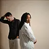 Msaki and Jesse Clegg pose for the camera in latest press images for their collaborative EP, Entropy.