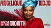 A graphic of Angelique Kidjo as OkayAfrica’s Artist of The Month for May 2026