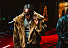 Shallipopi on the set of his music video with Gunna for “HIM.”