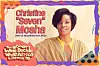 Book cover showing Christine 'Seven' Mosha with bold title text and colorful decorative border.