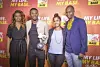 Christine “Seven” Mosha stands on the left beside Ali Kiba, with two other music industry figures posing in front of an MTV Base backdrop.