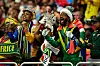 Fans of South Africa cheer from the stands prior to the FIFA World Cup 2026 Group A match between Czechia and South Africa at Atlanta Stadium on June 18, 2026 in Atlanta, Georgia.