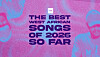 Colorful poster with bold text about the best West African songs of 2026 and stylized portraits.