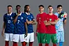 Composite image of France and Morocco players standing side by side ahead of a World Cup 2026 quarter-final.