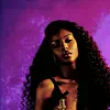 An image of Ayra Starr behind a purple background