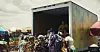 A shot of women in a crowded market.