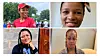 Four-panel collage of four women identified in South Africa's Ekurhuleni femicide investigation.
