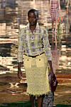 A model walks the runway during the Chanel Womenswear Spring/Summer 2027 show as part of Paris Fashion Week on October 05, 2026 in Paris, France.
