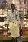 A model walks the runway during the Chanel Womenswear Spring/Summer 2027 show as part of Paris Fashion Week on October 05, 2026 in Paris, France.