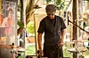 Tumi Mogorosi is photographed mid-set up before a gig at Umanyano Lwe Jazz in Johannesburg, December 2025.