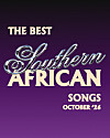 A graphic for OkayAfrica’s the Best Southern African Songs, October 2026.