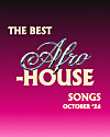 Flyer showing 'The Best Afro-House songs: October 2026.'