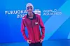 Rana Saadeldin competed in the World Aquatics Championships in Fukuoka, Japan, 2023.