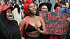 black women marching