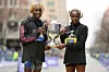 Hellen Obiri and Evans Chebet boston marathon