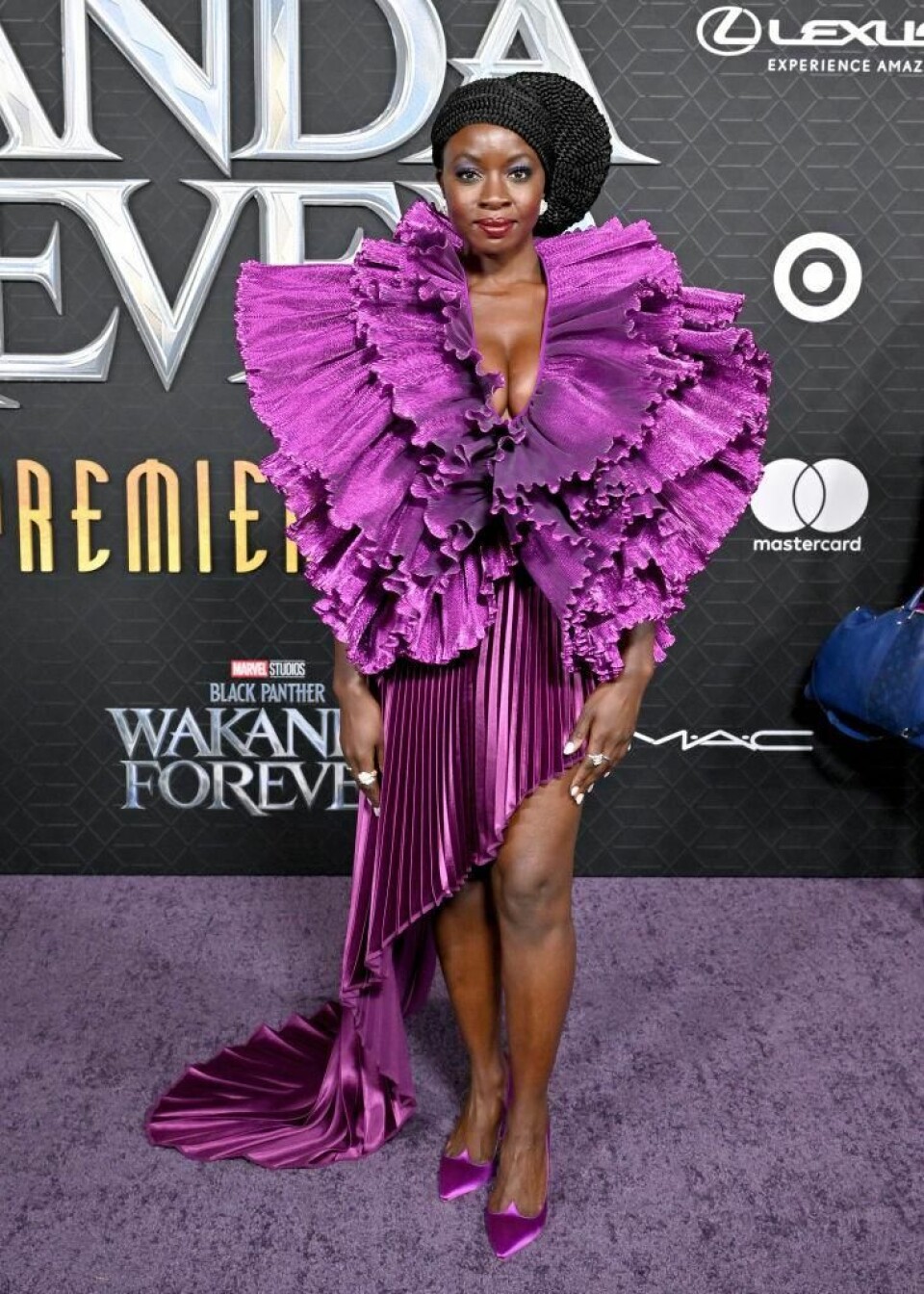 nakia pink dress black panther Forever After: Letitia Wright, Lupita Nyong'o, and Cast Return to Wakanda