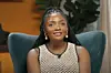 A photo of Simi during an interview with OkayAfrica.