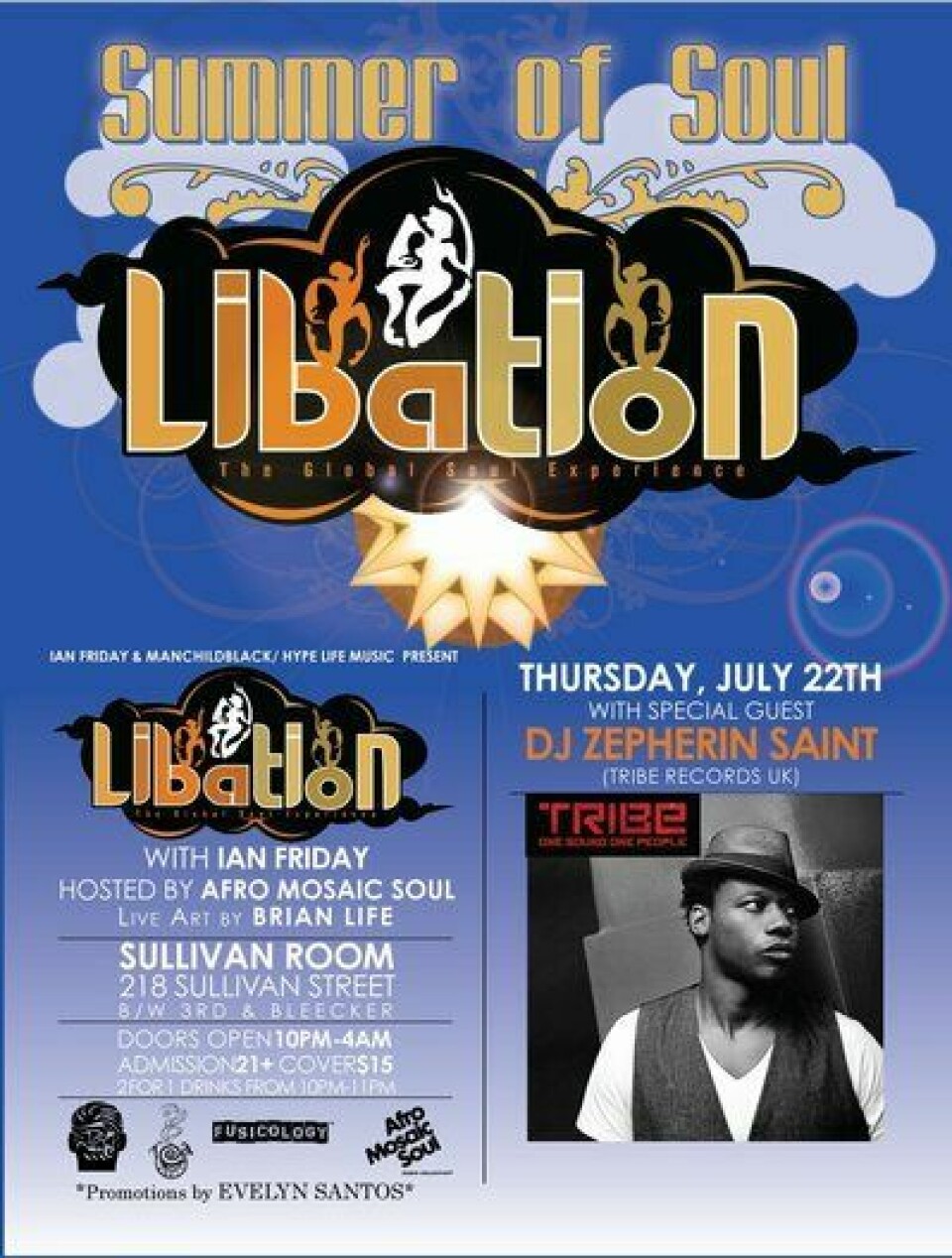 Summer of Soul Libation, Thursday July 22nd! Summer of Soul Libation, Thursday July 22nd!