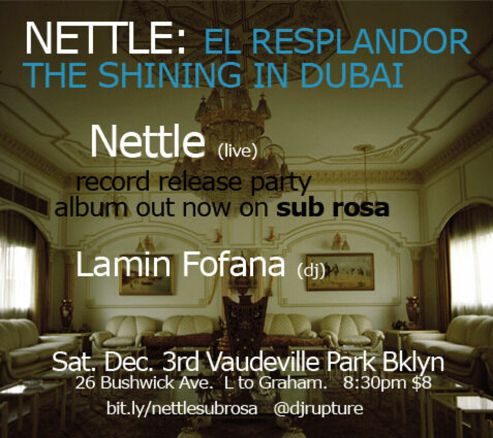 NYC: Nettle Record Release Party w/ Lamin Fofana