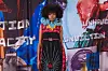 A Model debuting a piece from the new MaXhosa Africa collection, “My Conviction,” at the 2024 Paris Fashion Week.