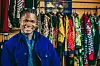 David Ochieng with clothes