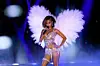 Tyla performs on the runway for the Victoria's Secret Fashion Show 2024 on October 15, 2024, in New York City.