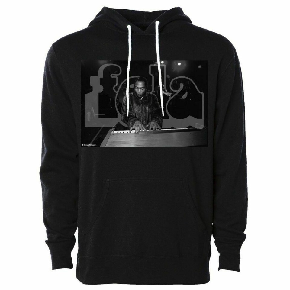 FELA KUTI KEYS PHOTO HOODED SWEATSHIRT FELA KUTI KEYS PHOTO HOODED SWEATSHIRT